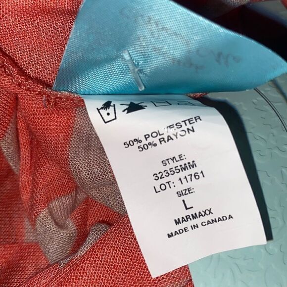 Enough About Me Coral Striped Cardigan! - Picture 8 of 8